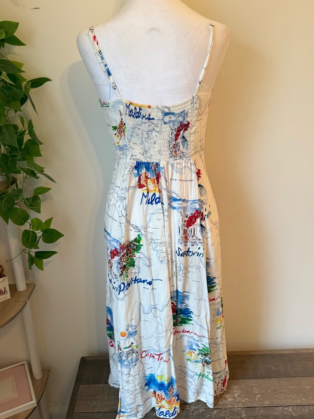 Gap Tropical Map Print Dress - Picture 4 of 6
